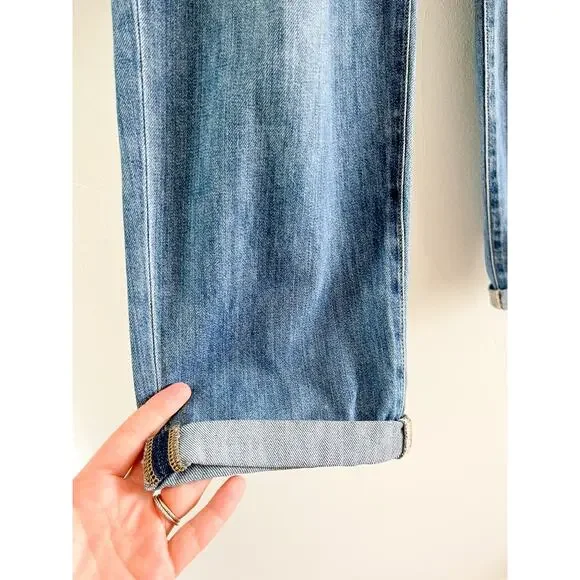 J. Crew Factory | NWT Flawed | Denim Drawstring Pant | East Harbor Wash | Sz 25 - Picture 4 of 11
